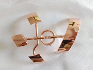 裝飾件水鍍玫金